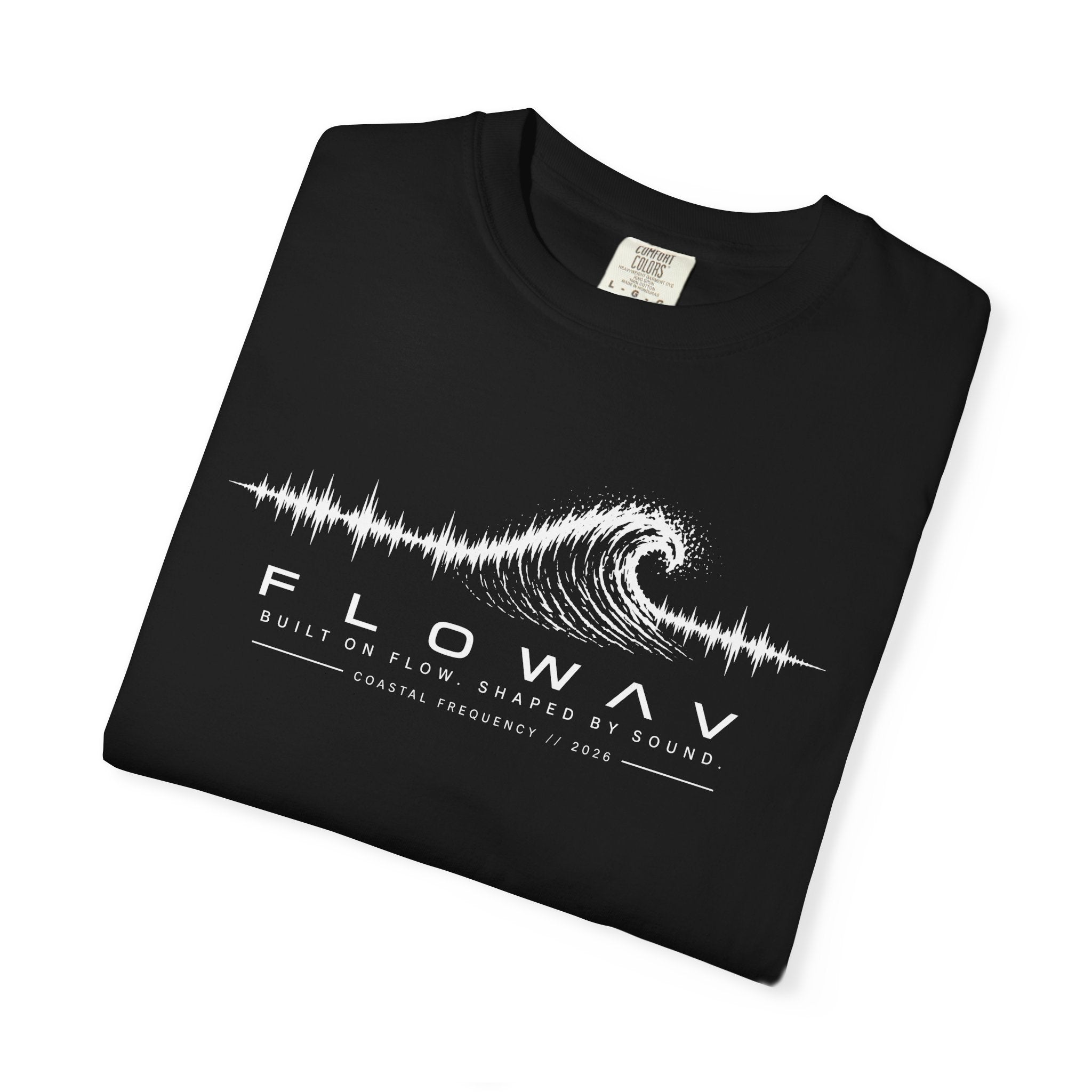 FLOWAV Coastal Frequency Tee | Premium Heavyweight T-Shirt