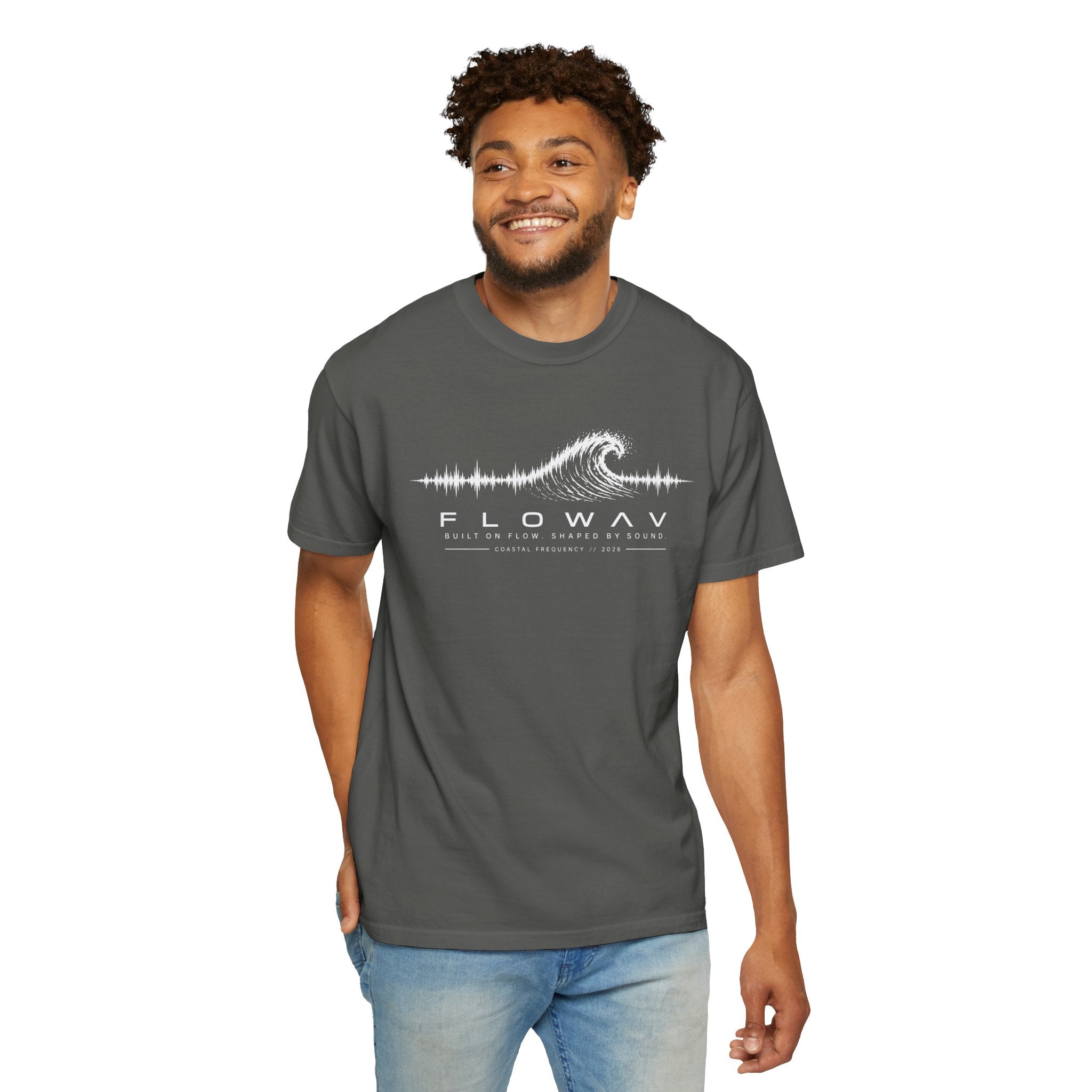 FLOWAV Coastal Frequency Tee | Premium Heavyweight T-Shirt