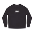 FLOWAV Keys Crewneck Sweatshirt in black laid flat showing the front piano keys graphic